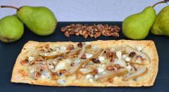 Pear, Walnut, and Blue Cheese Flatbread