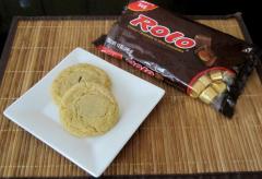 Rolo Stuffed Snickerdoodle Cookies
